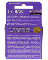 Trojan Her Pleasure Sensations Lubricated  Condoms - 3 Pack